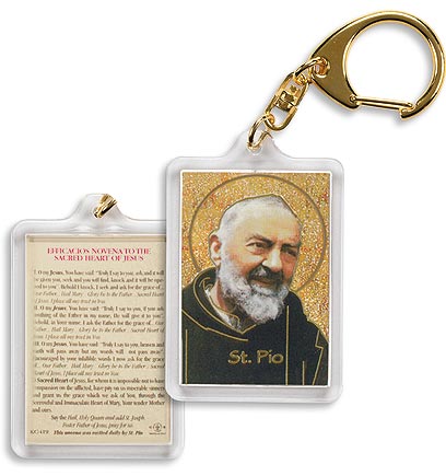 St. Pio Keychain